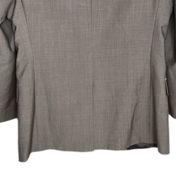 HUGO BOSS Aamon Hago Sport Coat Blazer Jacket Gray Wool Mohair Career, Size 36S - Picture 7 of 13